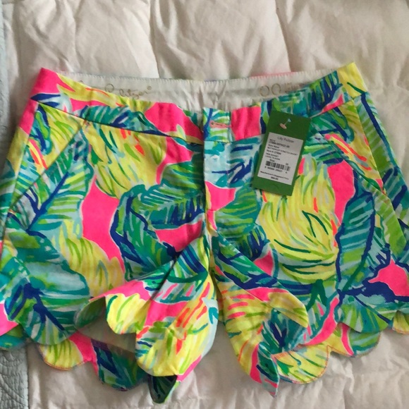 Lilly Pulitzer Pants - Lilly Pulitzer pink sunset local flavor shorts